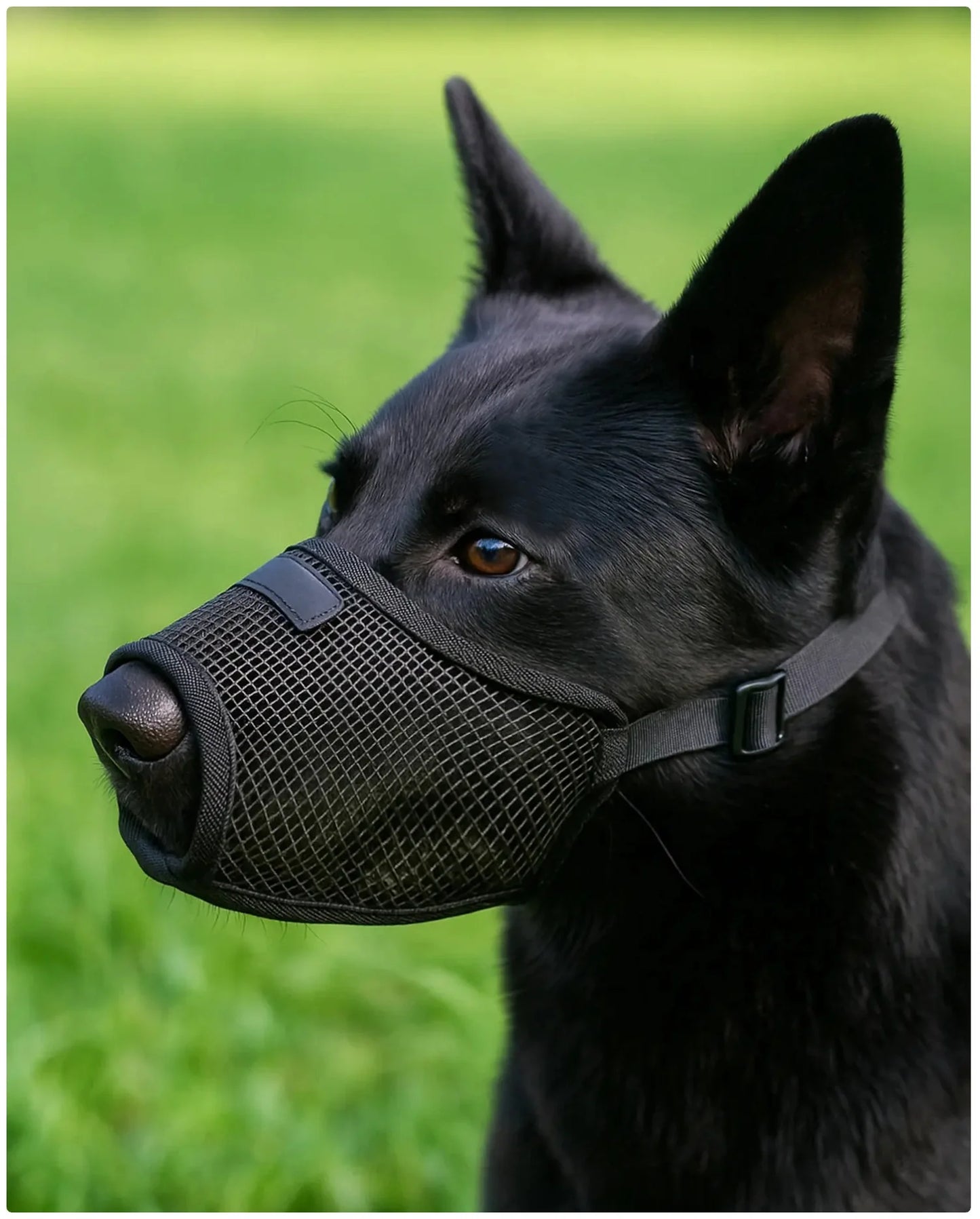 Breathable Mesh Dog Muzzle for Safe & Comfortable Walks