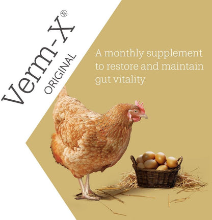 100% Natural Liquid for Poultry. Supports Intestinal Hygiene. Vet Approved. UFAS Assured. Contains Prebiotic for Gut Biome. Restores and Maintains Gut Vitality. Wormwood Free - 250Ml
